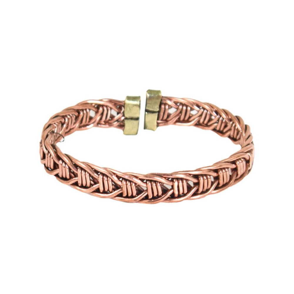 New Braided Copper Bracelet